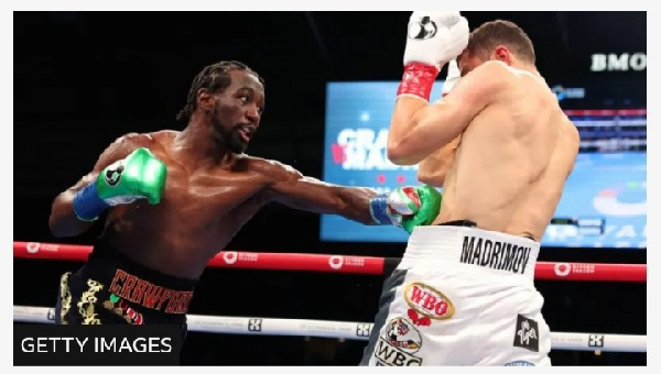 Terence Crawford (left) made his professional debut in 2008