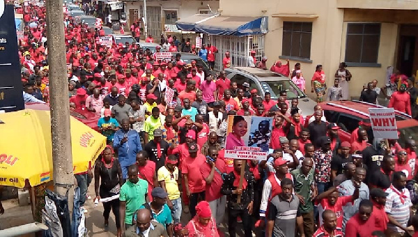 File photo: There have been widespread protests across the country