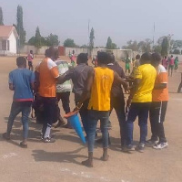 Real Tamale United in a fight at training grounds