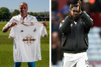 Andre Ayew (L), Bafetimbi Gomis (R)