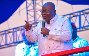 Akufo-Addo encouraged the electorate to vote for the NPP