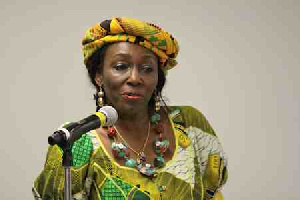 Leader of the NDP, Nana Konadu Agyemang Rawlings