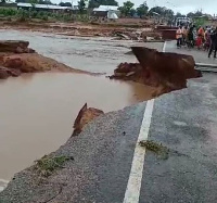 Sections of the damaged road will also be fixed, as part of the repair works