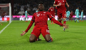 Bayern Munich left-back, Alphonso Davies