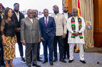 President Akufo-Addo (second left) launched the 'Destination UK' project during a recent visit