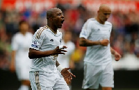 Ghana midfielder Andre Ayew