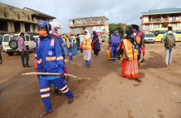 The ongoing disinfection exercise in the region