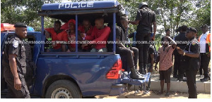 The Democracy Hub group had organized a protest against illegal mining