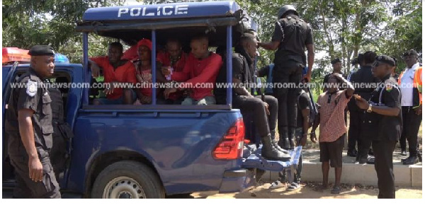 The Democracy Hub group had organized a protest against illegal mining