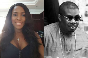 Linda Ikeji and Don Jazzy