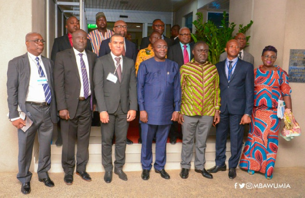 Dr Mahamudu Bawumia with some participants of the 39th Council and Conference of PMAWCA