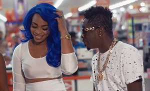 Michy and dancehall artiste, Shatta Wale