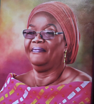 The late Hajia Ramatu Mahama died at the Korle Bu Hospital on Friday