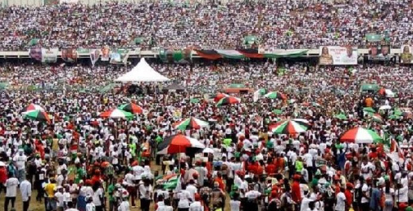 Some NDC members at rally