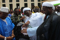 Sheikh Musa Nortey being installed