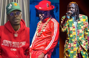 Shatta Wale, Reggie Rockstone and Samini