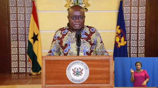 President Akufo-Addo on Sunday announced the cancelation of the 2019/2020 Academic Year