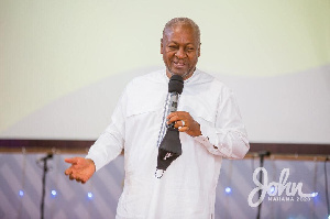 Former president John Dramani Mahama