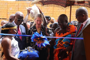 Asantehene Commissioning Star Beer Breweries