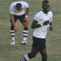 David Opoku celebrating