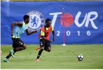 Ghana international Christian Atsu on the ball