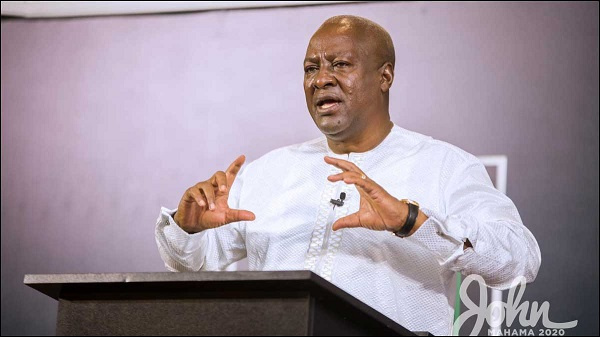 Former president, John Dramani Mahama