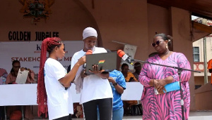 Some participants at the fair