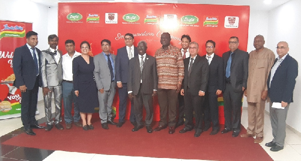 Osafo-Maafo, Alan Kyerematen and other dignitaries in a group photograph