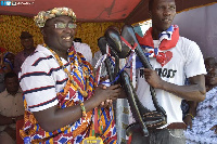 Dr. Mahamudu Bawumia has been given the stool name Nene Amedeku Sorgbodjor (II)