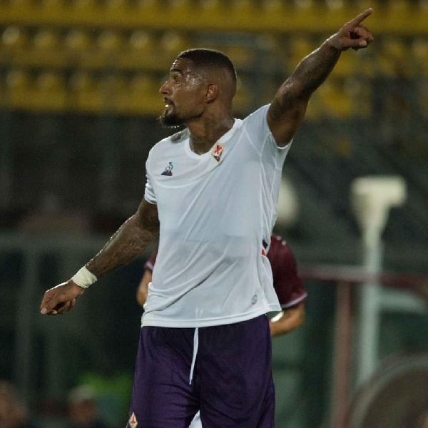 Kevin-Prince Boateng in action for Fiorentina