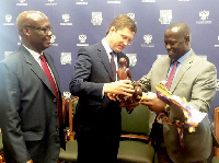 Petroleum Minister, Armah-Kofi Buah with Russia