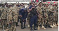 Some of members of the security force