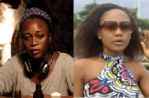 Combination photo of Leila Djansi (left) and Akuapem Poloo