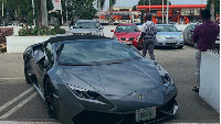 A screenshot of the car spotted in East Legon, Accra  Photo credit:Crossifixio.clericuzio