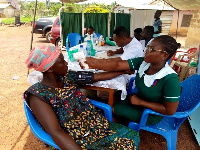 Some of the participants at the health screening exercise