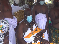 Okyehene at the durbar