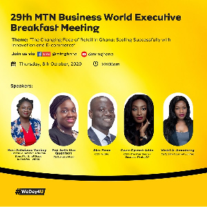 The meeting is streaming on all social media platforms of MTN Ghana