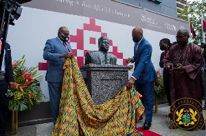 Mahamadou's Statue Unveiling