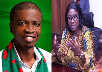 Paul Ofori Amoah, NDC parliamentary candidate for Agona West and Cynthia Morrison