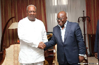 President Akufo-Addo with John Mahama