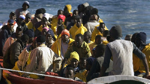 Migrants On Boat