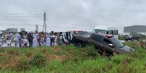 The collision caused the Tundra to veer into the left lane, hitting the Benz 207