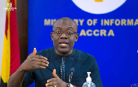 Information Minister Kojo Oppong Nkrumah