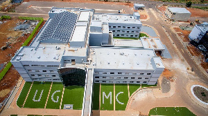 A view of the University of Ghana Medical Center