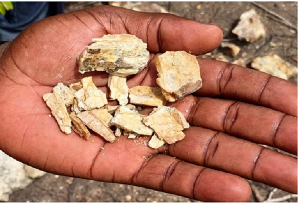 File photo of lithium found in Ghana