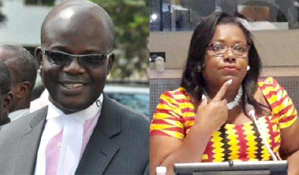 Lawyer Tony Lithur (L) and his wife, Nana Oye Lithur have been married for over 20 years