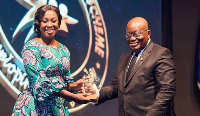 President Nana Addo Danquah Akufo-Addo with Dr. Asomaning