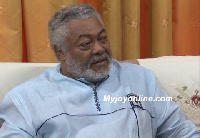 Former President Jerry John Rawlings