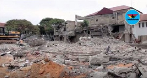 The demolition of the building will pave the way for a new one at a cost of GHC15 million