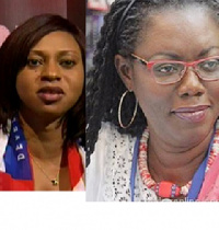 Ursula Owusu (right) Adwoa Safo (left)